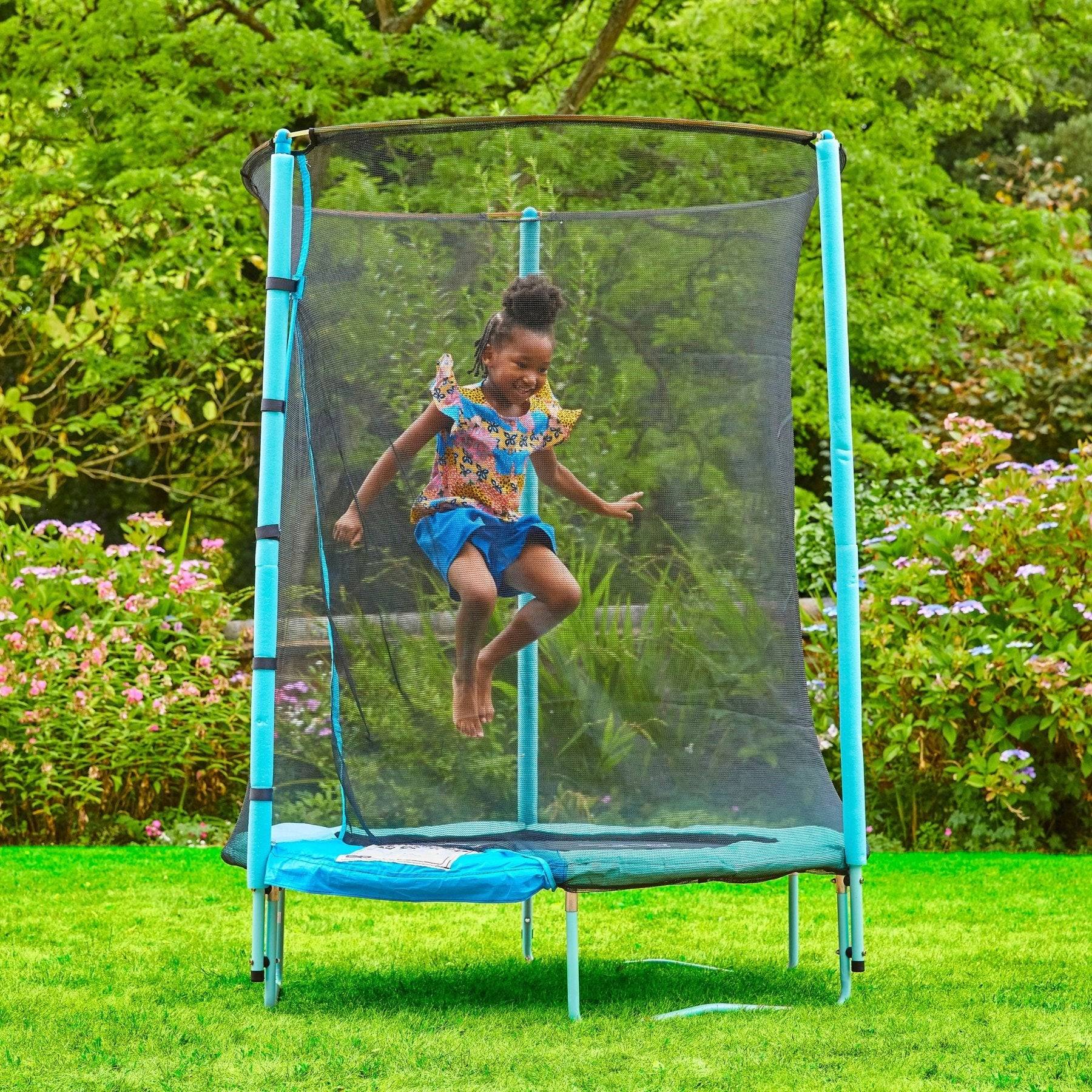 Tp Toys - Trampoline rond D140 cm JUNIOR avec ouverture igloo - Image 9