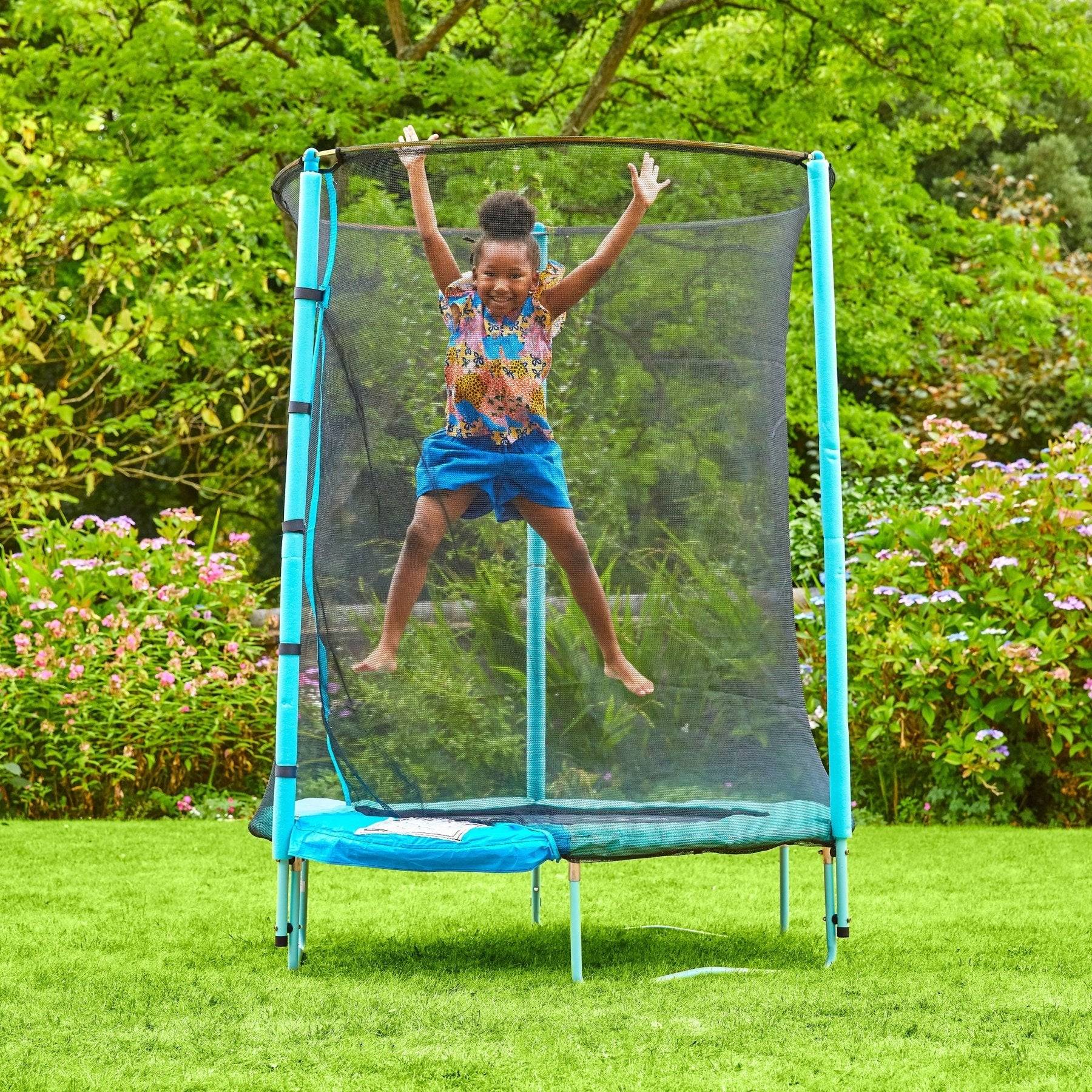 Tp Toys - Trampoline rond D140 cm JUNIOR avec ouverture igloo - Image 8