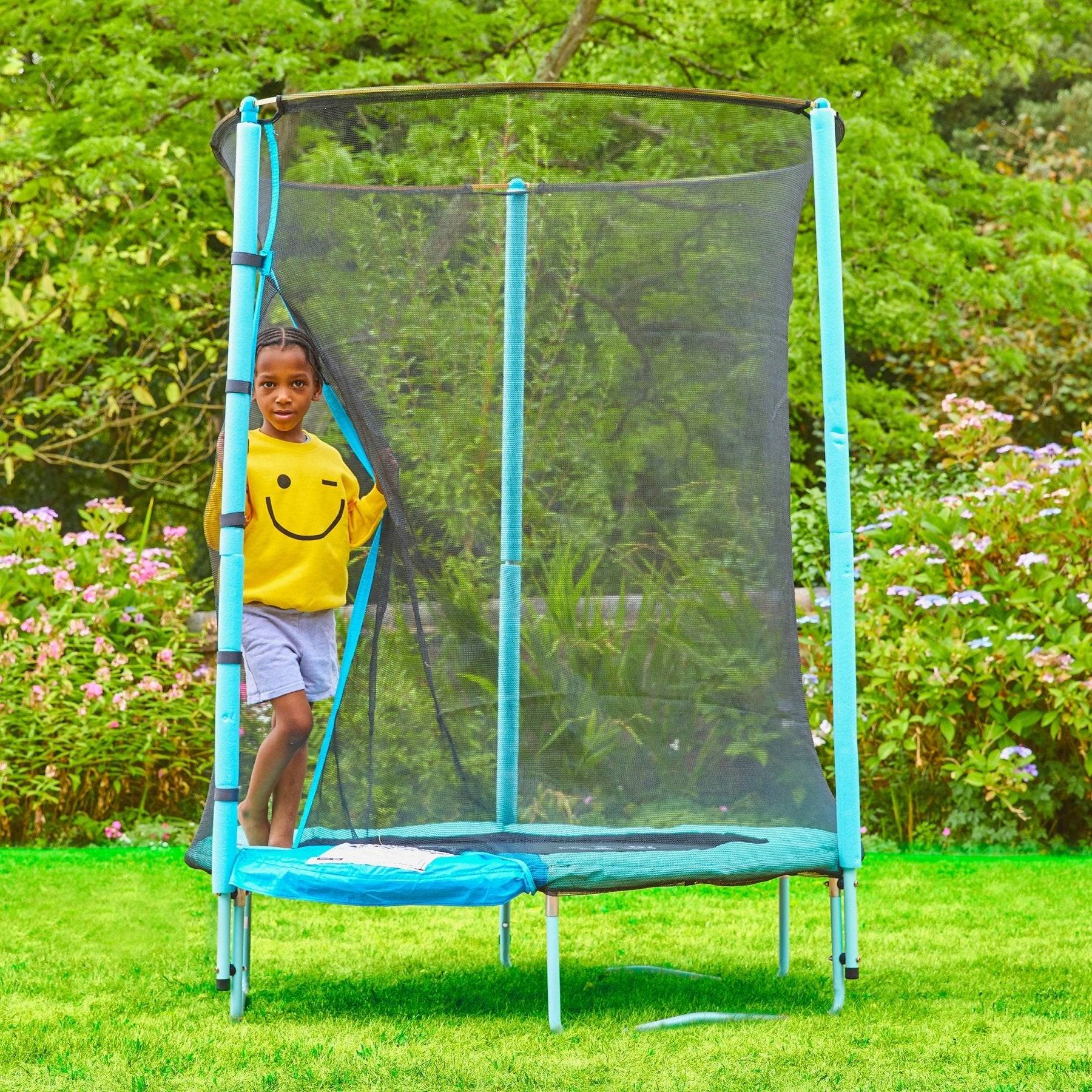 Tp Toys - Trampoline rond D140 cm JUNIOR avec ouverture igloo - Image 5