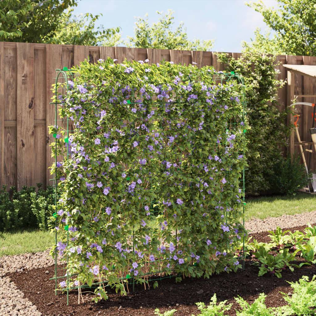 Grillage de jardin - Clôture à treillis - Treillis de jardin pour plantes grimpantes forme de U acier - Image 3