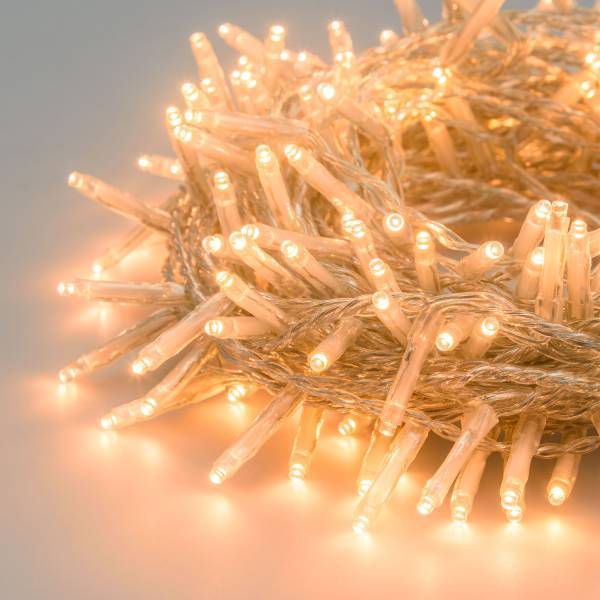 Lotti - Guirlande lumineuse 53M 8 modes 750 miniLED ambré câble transparent Lotti - Image 1