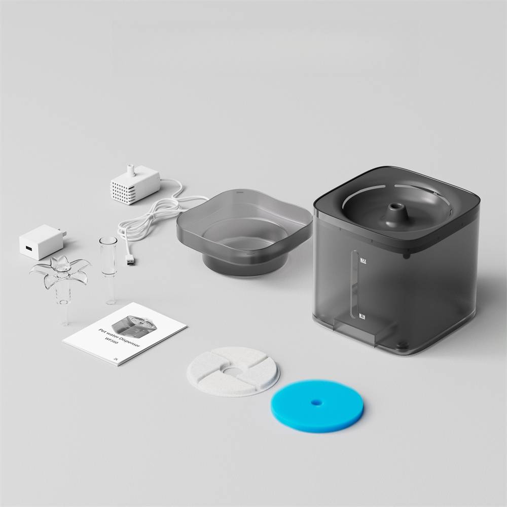 Dispenseur d'eau pour animaux de compagnie en forme de fleur Élément filtrant 10 pièces MCBOSON - Image 3