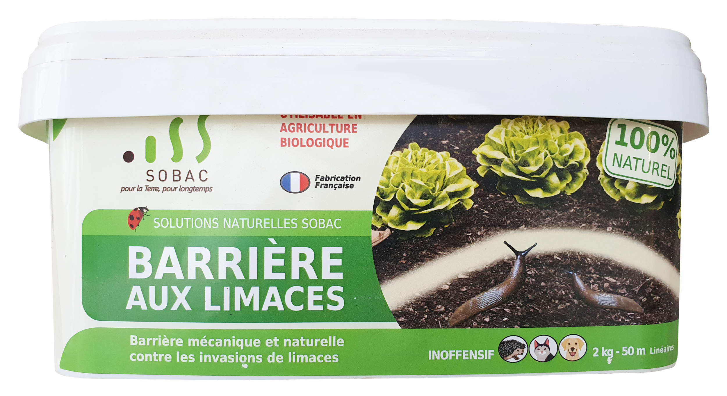 0 - Barrière aux Limaces 2kg - SOBAC - Image 2