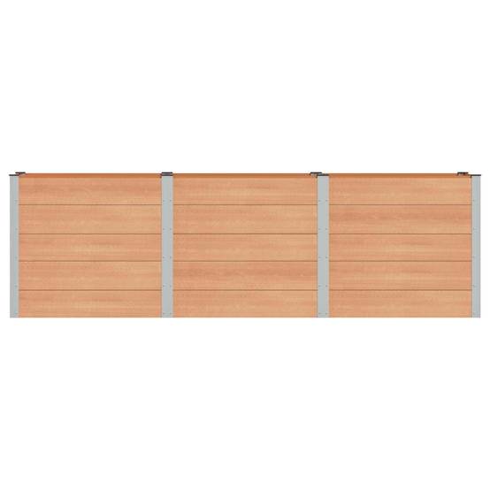 ComfortXL - Très grand bac potager composite aluminium pour culture maraîchère fond ouvert marron 3m - ComfortXL Outdoor Living - Image 3