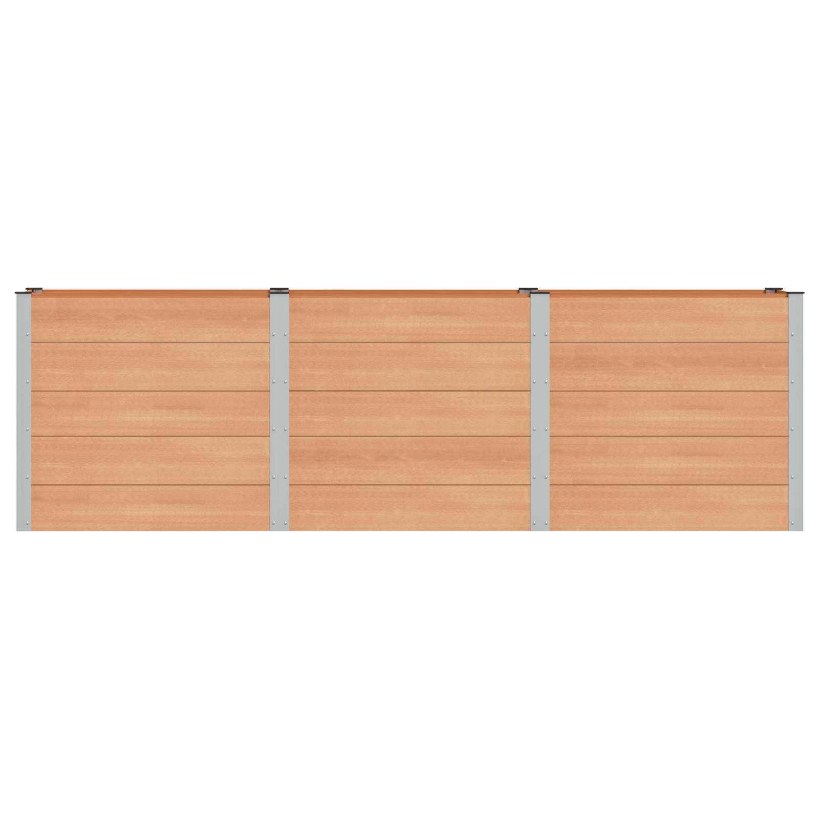 ComfortXL - Très grand bac potager composite aluminium pour culture maraîchère fond ouvert marron 3m - ComfortXL Outdoor Living - Image 3
