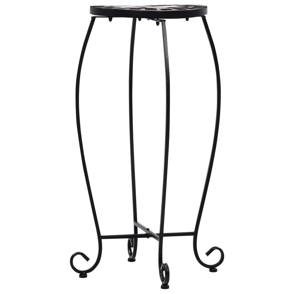 Maison Chic - Table de jardin - Tables mosaïque 3 pcs noir et blanc Céramique HL1092 - Image 7