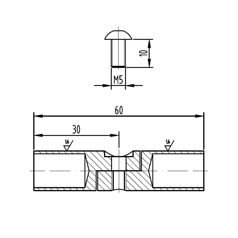 Decklinea - Coude Articulé pour Tube Inox 304 (5 Pieces) - Image 3
