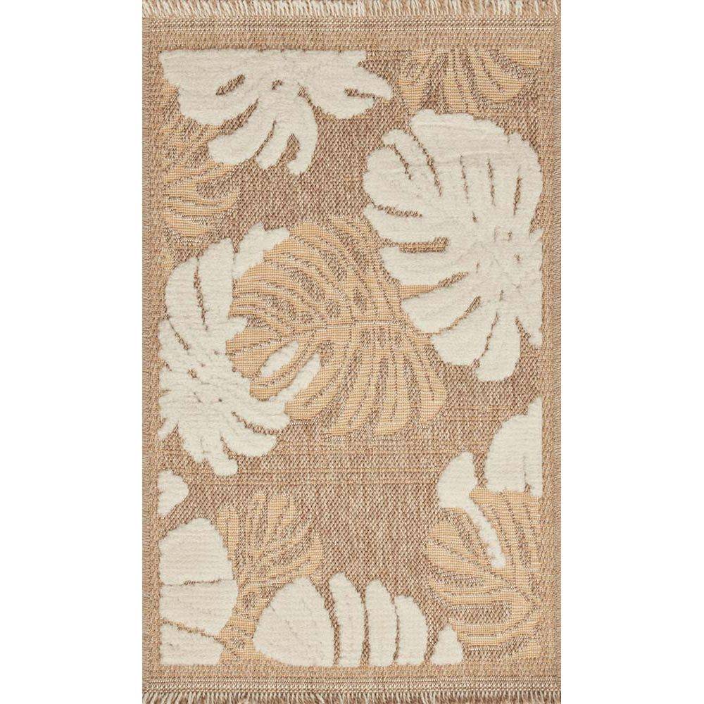 Jardindeco - Tapis intérieur extérieur aspect jute jaune Tijuana 9062 290 x 200 cm - Image 3