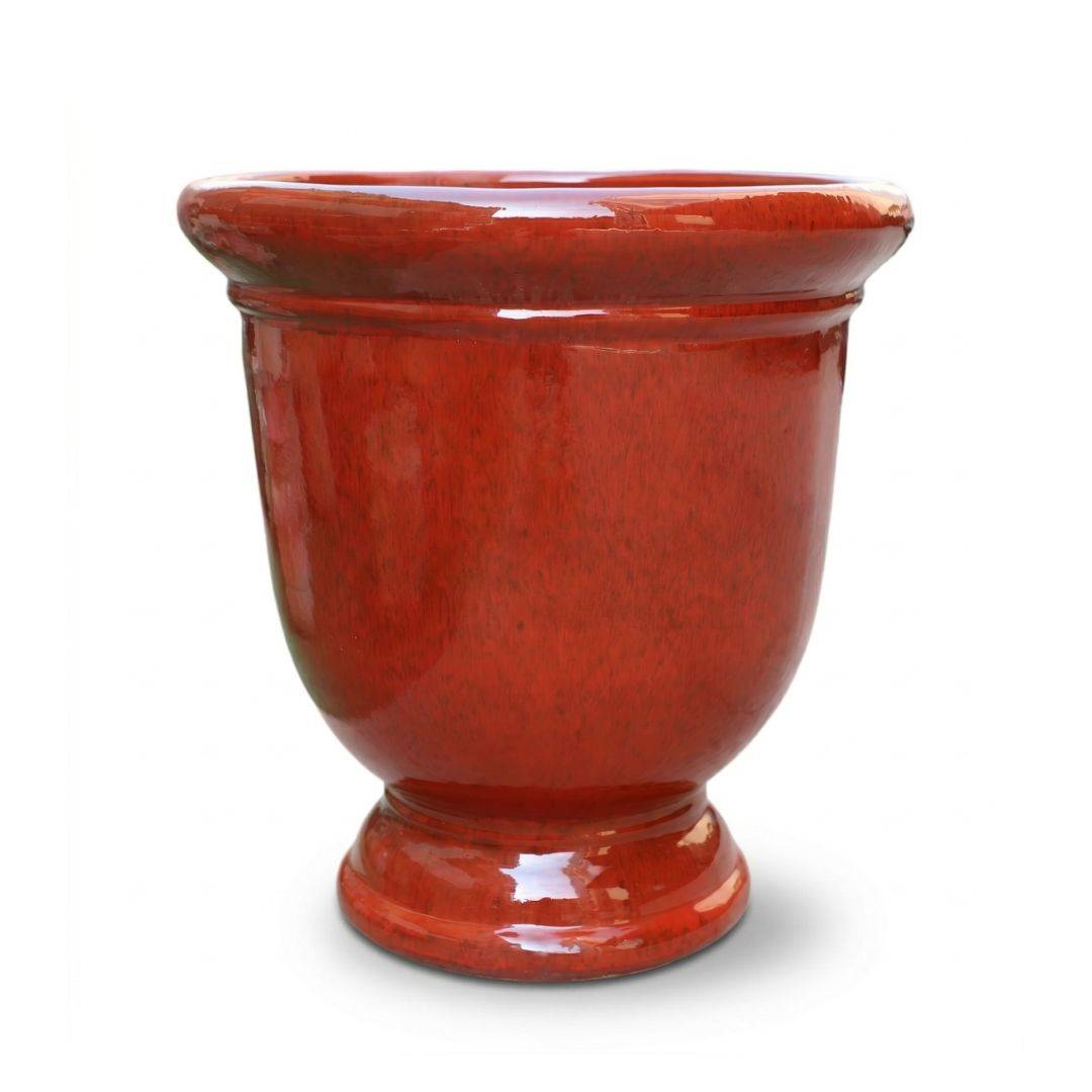 Pot TITAN 53x55cm rouge tropical - Image 1