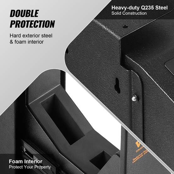 Coffre-fort Biométrique Pour Pistolet Awesafe - Empreinte Coffre-fort Biométrique Pour Pistolet Awesafe - Empreinte