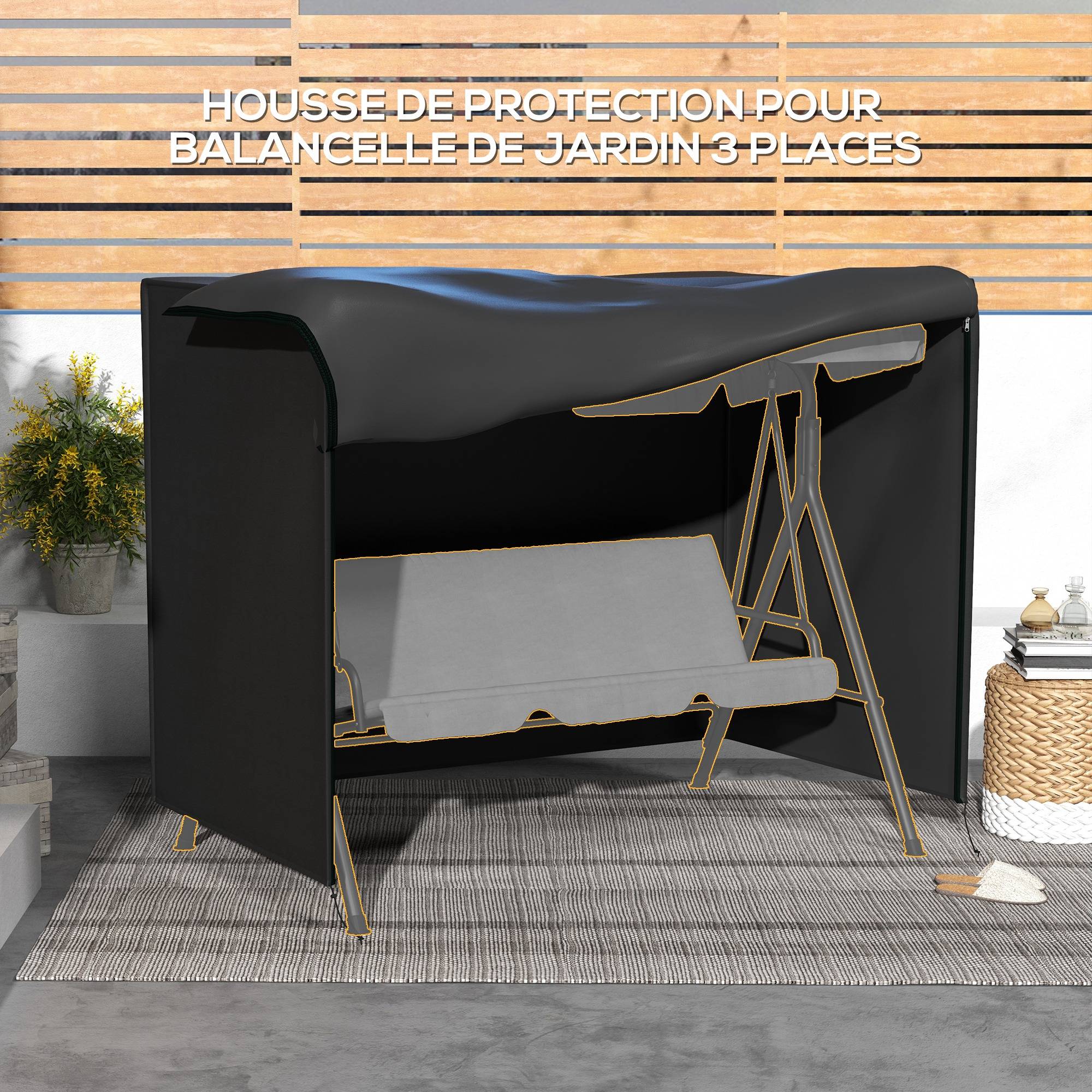 Housse De Protection Pour Rameur Extérieur – Double épaisseur, Tissu Oxford 210D Imperméable Et Anti-poussière, Dimensions 241 X 61 X 100 Cm, Couleur Grise, Couverture Universelle