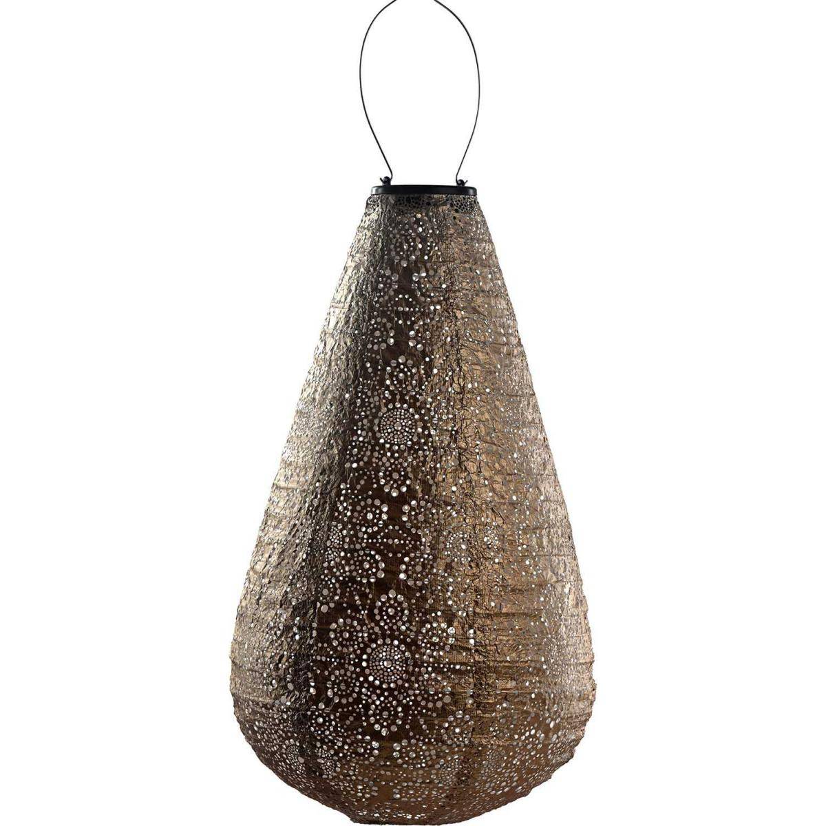 Lumiz - Lanterne solaire Drop 28 cm Topaze - Doré - Image 1