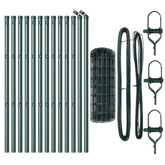 PANGIVO - Clôture acier PVC verte 0,4 x 25 m, Poids :17.31kg - PANGIVO - Image 5