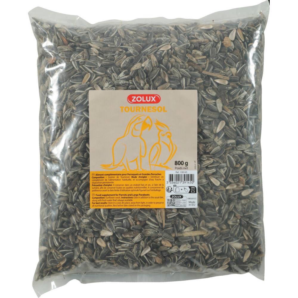 Zolux - zolux - Tournesol sac 800 g pour perroquets et grandes perruches - Image 2