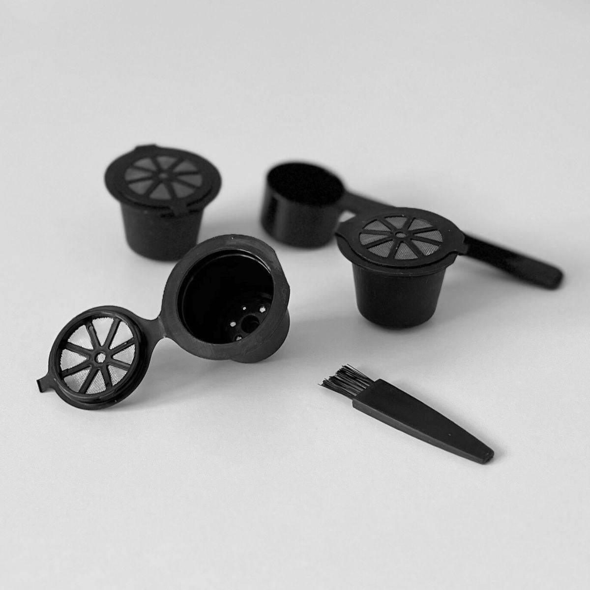 Ensemble de 2 Set de 3 capsules Nespresso réemployables Fackelmann Petit Déjeuner - Image 4