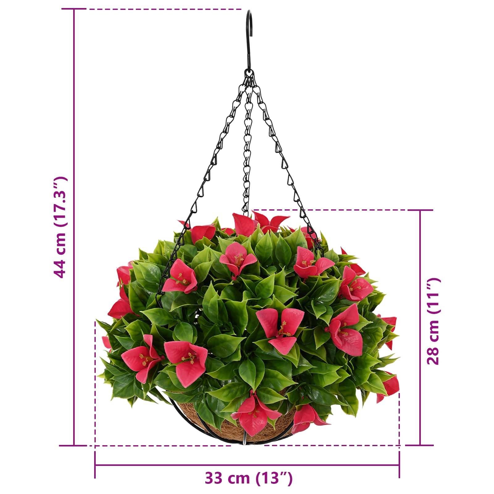 PANGIVO - Fleurs artificielles PE et acier rosé 33 x 33 x 44 cm - PANGIVO - Image 6