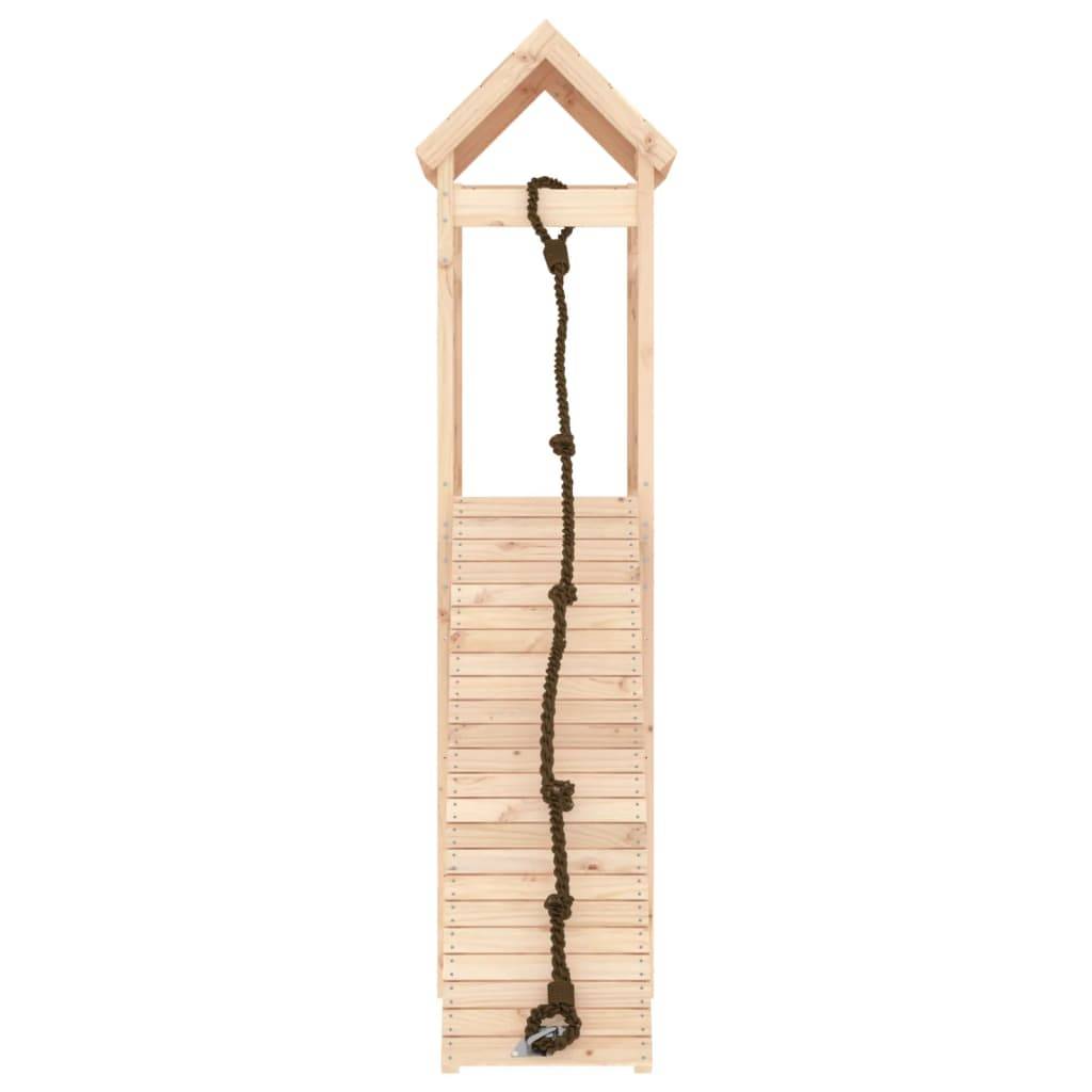 Helloshop26 - Maisonnette de jeu avec mur d'escalade 177 x 64 x 238 cm bois massif de pin - Image 2