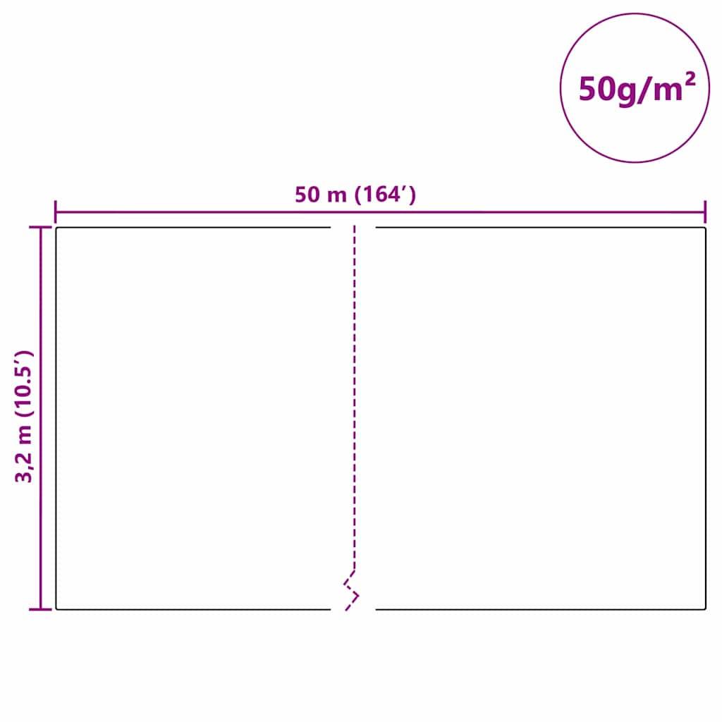 Toison Protection Large Jardinage Tissu Perméable Isolation Contre Neige et Vent Vert 50x3,2m – ComfortXL Outdoor Living - Image 8