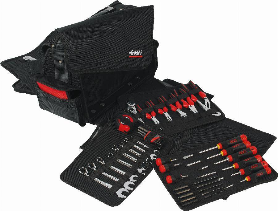 Valise textile vide 440 mm SAM OUTILLAGE avec trolley - BAG-3 - Image 4