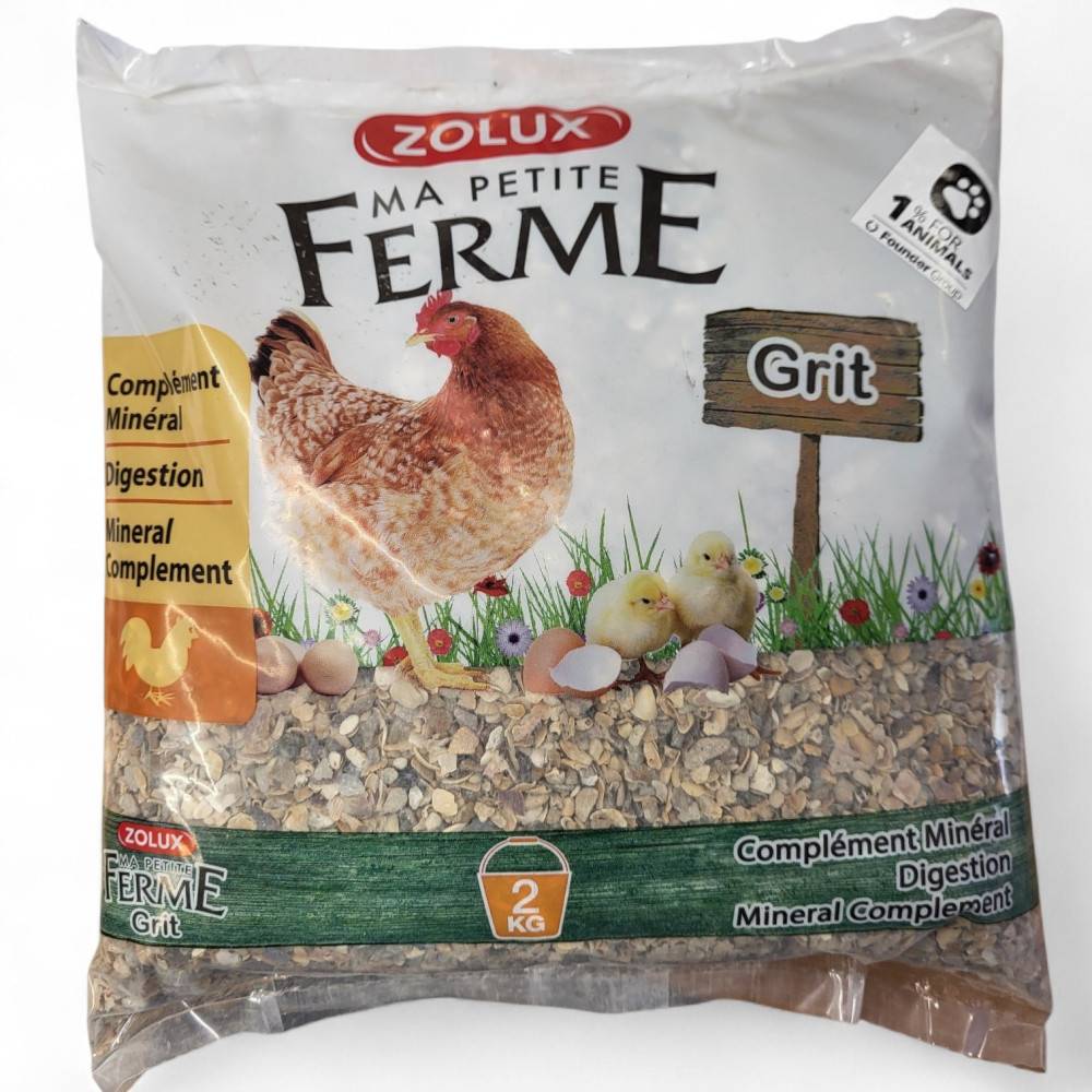 Zolux - Grit aide a la digestion sac de 2kg Complément minéral pour poules - Image 4
