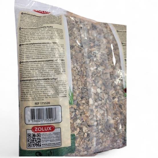 Zolux - Grit aide a la digestion sac de 2kg Complément minéral pour poules - Image 2