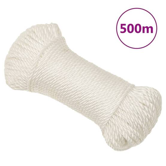 Corde de travail Blanc 3 mm 500 m polypropylène Maison Chic - Image 2