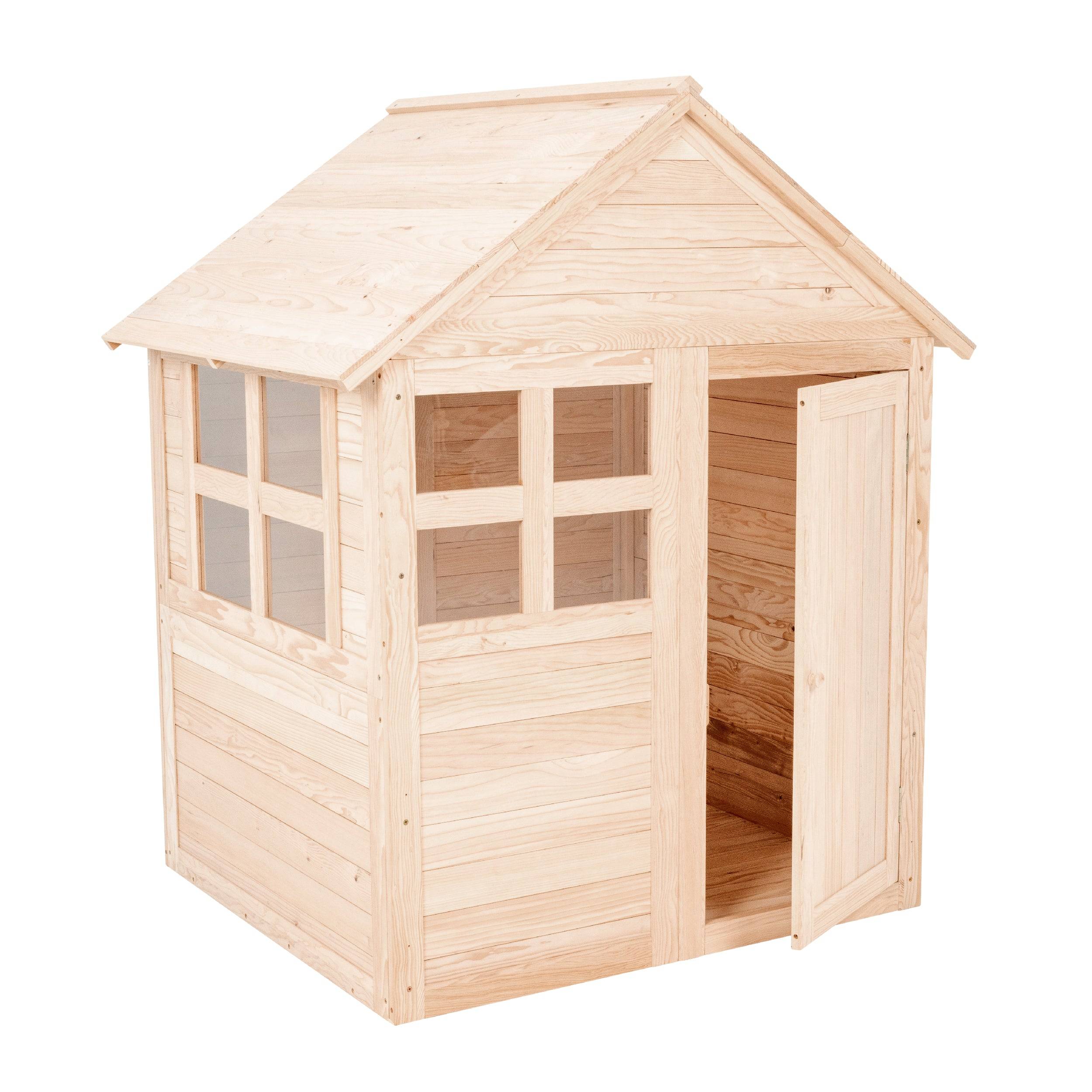 Maisonnette cabane enfant avec plancher BOUTON D'OR COTTAGE en bois FSC® - Image 3