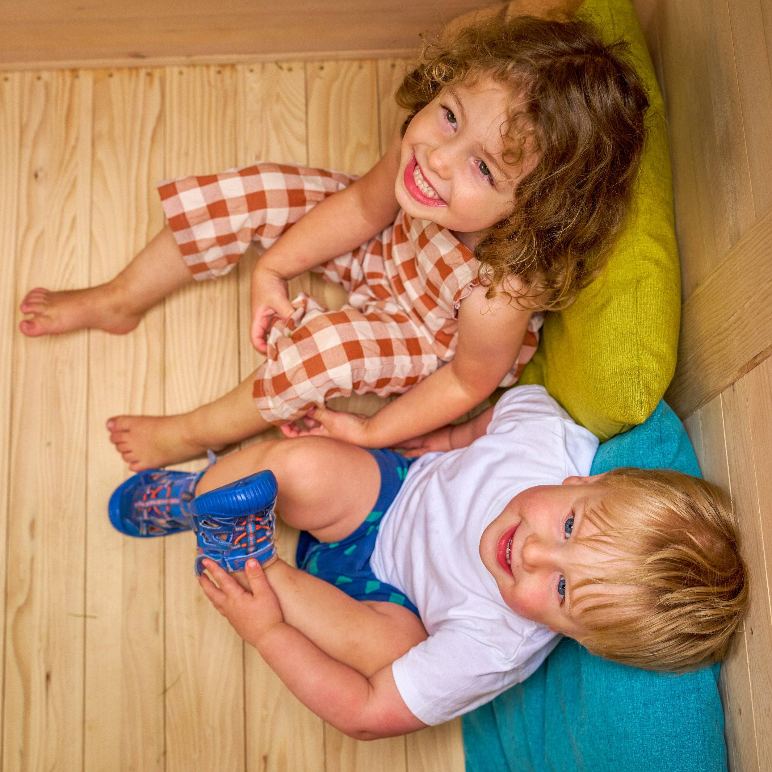 Maisonnette cabane enfant avec plancher BOUTON D'OR COTTAGE en bois FSC® - Image 7