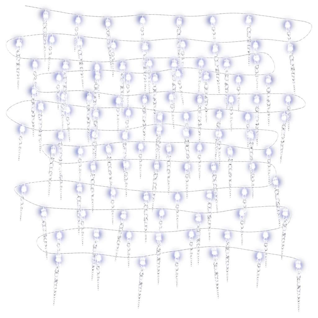 ComfortXL - Guirlande Glaçons Lumineuse 200 LED Acrylique Déco Noël Extérieur 20m Blanc Froid – ComfortXL Outdoor Living - Image 3