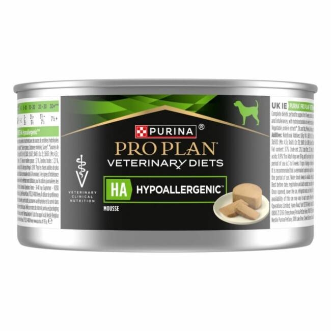 Pro Plan Veterinary Diet - HA hypoallergenic - Chien - 24 x 195 g