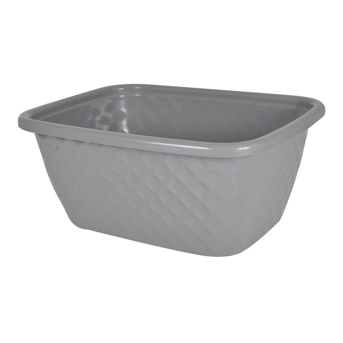 Bassine Ovale "Diamant" 16L Taupe