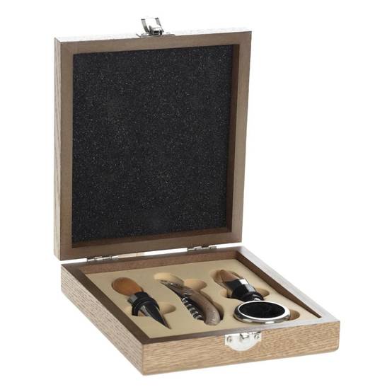 Coffret 4 Pièces Sommelier "Marc" 17cm Naturel - Image 1