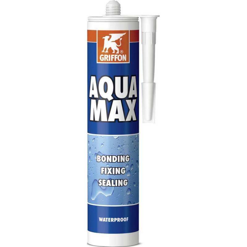 Colle de montage et mastic d'étanchéité piscine Aquamax Blanc - Image 1