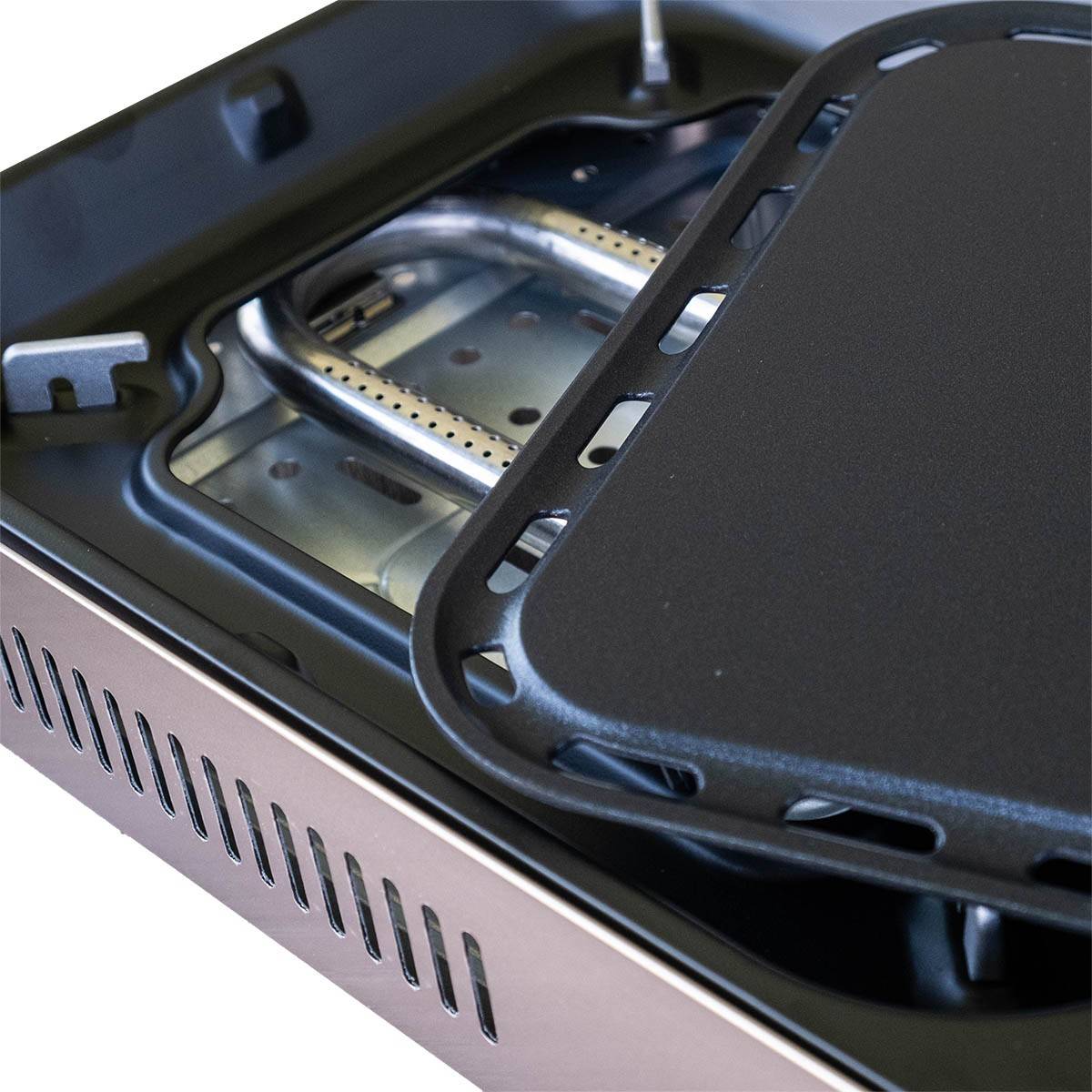 Barbecue grill Plancha gaz 2100W Piezo Haute Qualité + Mallette de transport ALPEN - Image 7