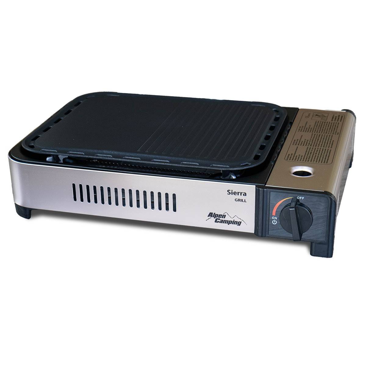 Barbecue grill Plancha gaz 2100W Piezo Haute Qualité + Mallette de transport ALPEN - Image 9