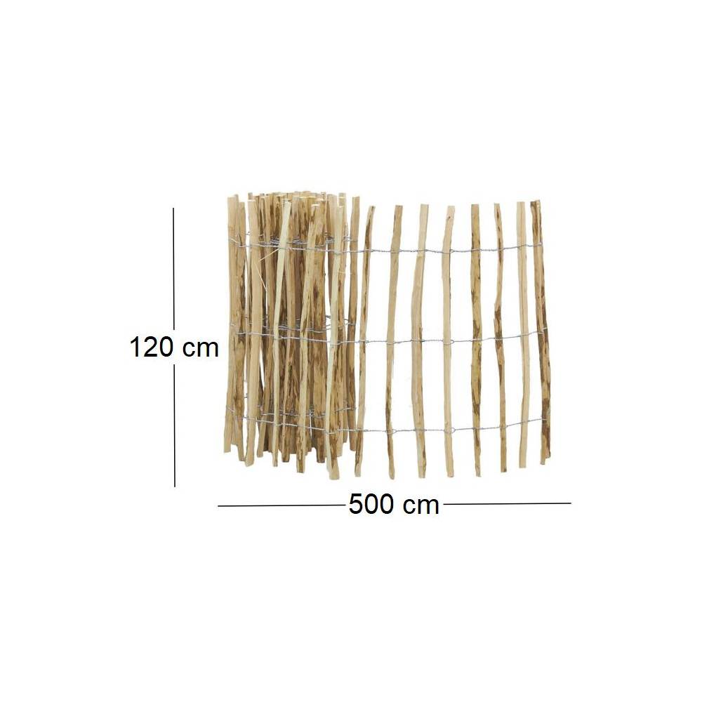 Aubry Gaspard - Ganivelle en noisetier Hauteur 120 cm - Image 3
