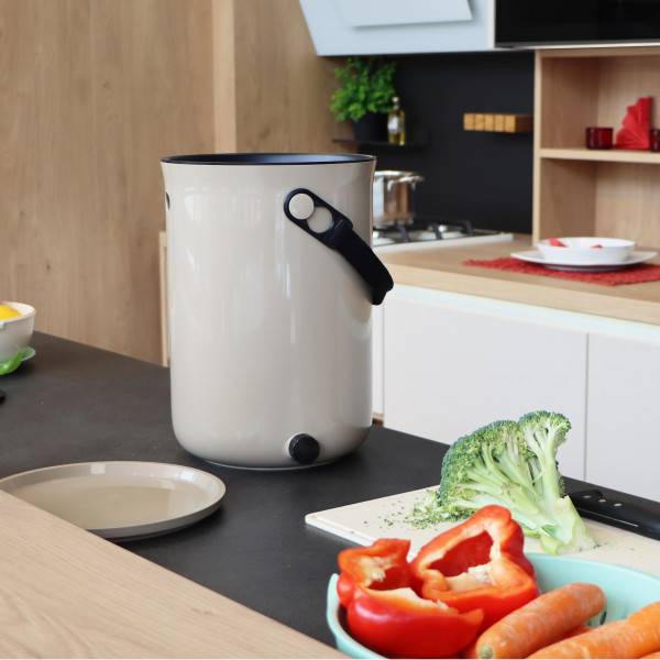 Bokashi Organko 2 Blanc (9,6L) + 1 kg d'Activateur EM-1 - Image 2