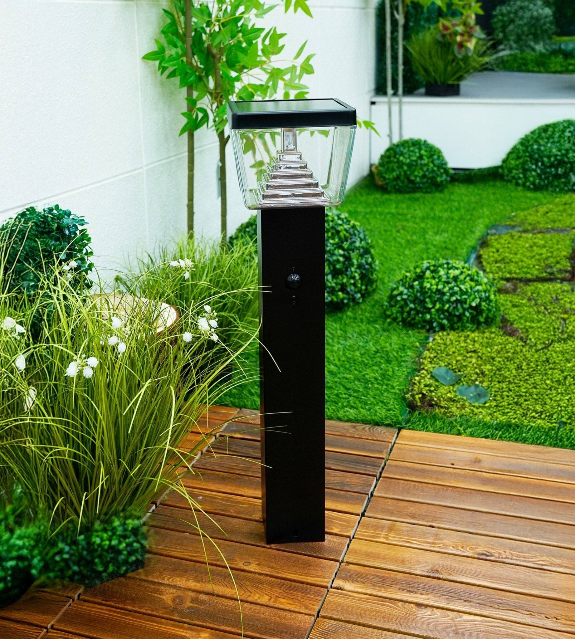 Borne extérieure solaire LIBERTY avec détecteur de mouvements 59cm - Image 2