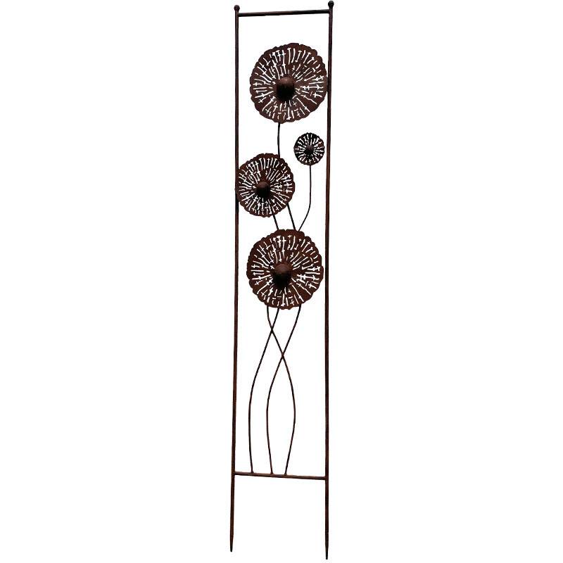La Grande Prairie - Treillage jardin fer Pistillus 126x23x2cm
