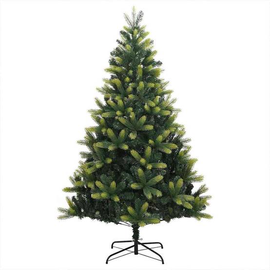 Sapin de Noël | Arbre de Noël artificiel en silicone flexible 300 LEDs 180 cm Maison Chic - Image 5