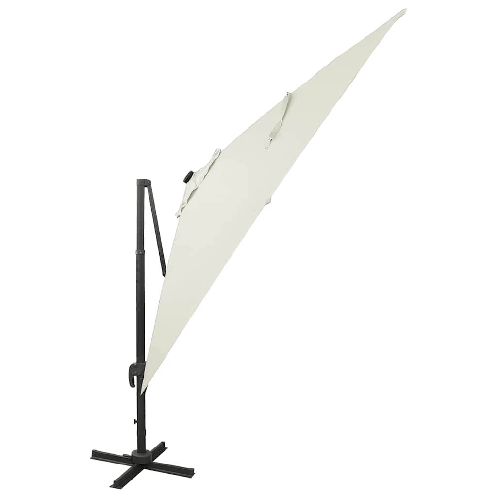 Parasol déporté aluminium sable 300 x 300 x 258 cm, Poids:19.48kg - PANGIVO - Image 4