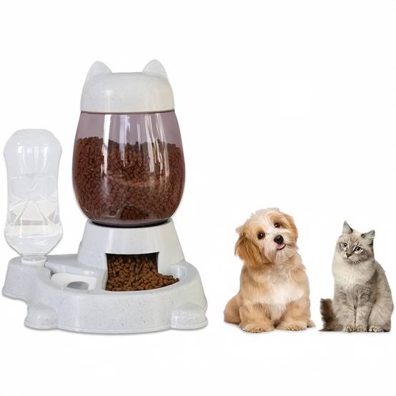 Distributeur automatique d'aliments et d'eau pour animaux - IntiMeg - Image 1