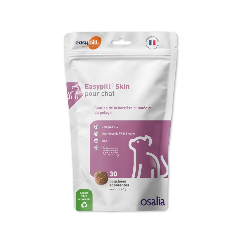 Easypill Chat Skin - Osalia 30 bouchées