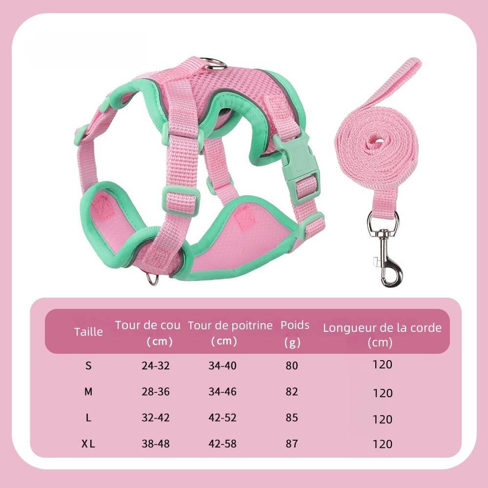 IntiMeg - Harnais avec laisse pour chat xl - IntiMeg - Image 6