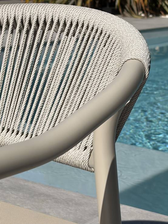 Dcb Garden - Lot de 2 fauteuils de jardin - Grège - SUMBA - Image 5