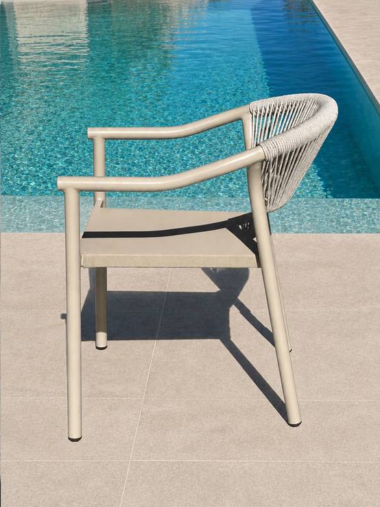 Dcb Garden - Lot de 2 fauteuils de jardin - Grège - SUMBA - Image 2