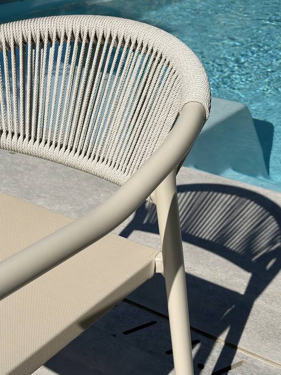 Dcb Garden - Lot de 2 fauteuils de jardin - Grège - SUMBA - Image 4