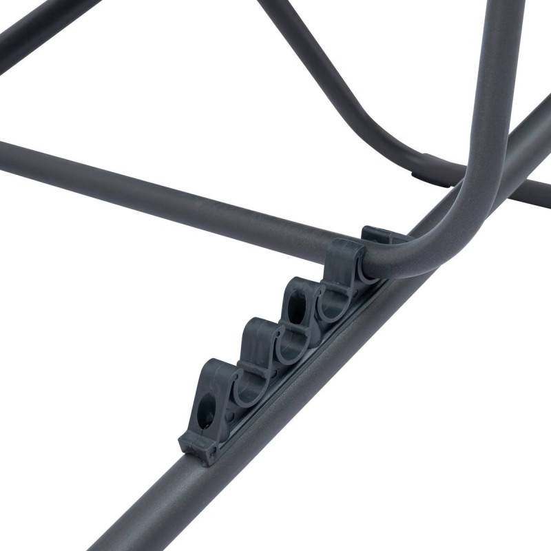 Hesperide - Chilienne de jardin empilable pliable Mirael gris graphite - Hespéride - Image 10