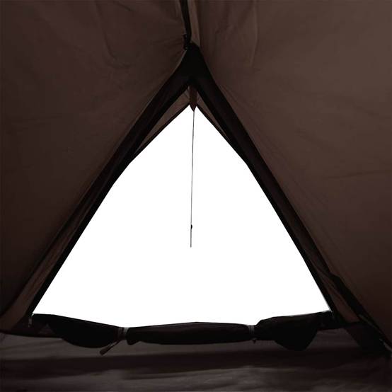 ComfortXL - Tente Canadienne 2 Personnes Polyester Imperméable Légère pour Trekking Festival Marron – ComfortXL Outdoor Living - Image 10