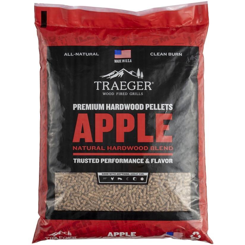Traeger - Pellets pour barbecue Apple - Sac de 9 kg - 100% naturel Traeger - Image 1